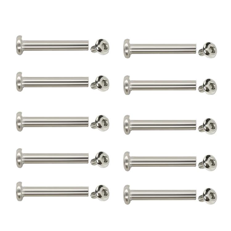 10 Pcs Screws Nails Rivets Inner Hexagon Screws Luggage Wheels Tacks Screws