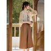 Women's New Chinese Style Retro Knit Cardigan & Suspender Dress Set