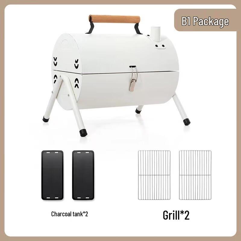 Junkaiwei Portable Outdoor Charcoal BBQ Grill