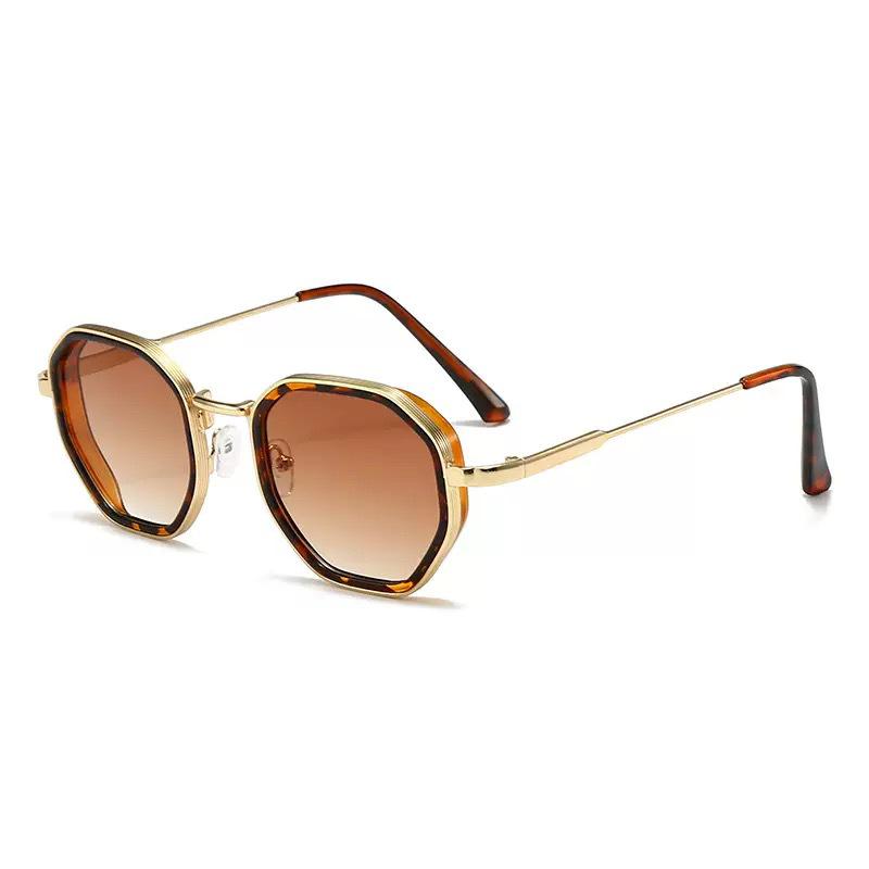 2026 European-American Metal Polygon Sunglasses: Stylish Sun Protection Eyewear