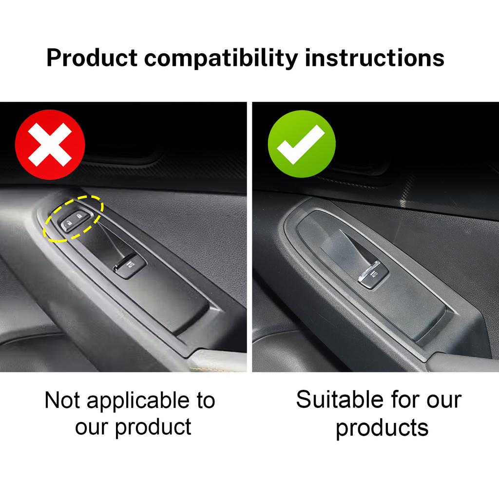 ABS For Subaru Crosstrek 2025 Impreza 2025 Window Button Frame Carbon Fiber Pattern Style RHD LHD Decor Accessories