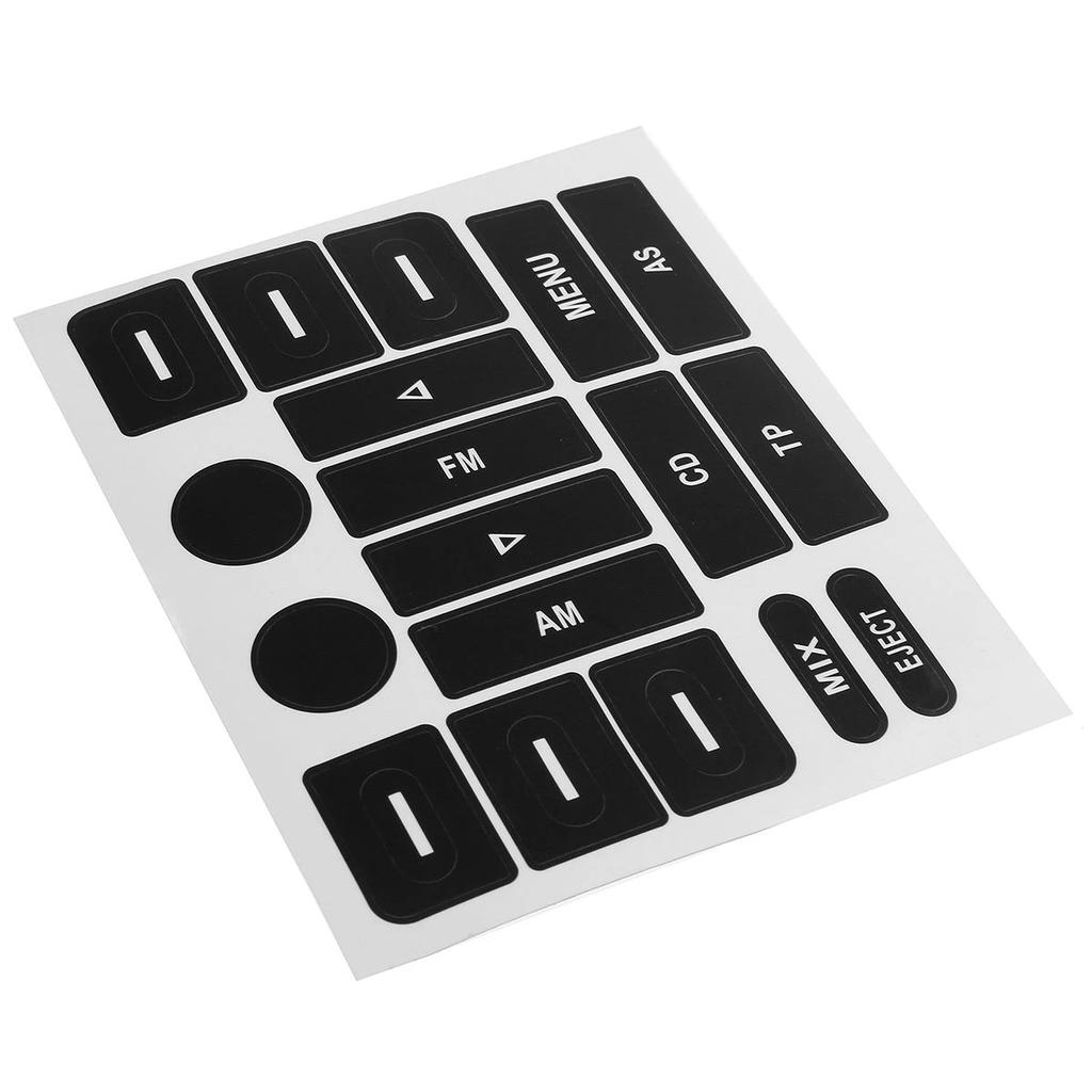 Neue Ankunft MK5 Radio Button Reparatur Aufkleber Aufkleber Auto FM Radio Button Für VW Für Golf MK5 & Für