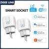 EU WLAN Smart Plug 16A/20A Stromüberwachung Steckdose Fernbedienung APP Steuerung Smart Life Zeitschaltuhr Unterstützung Google Home Alexa Assistant