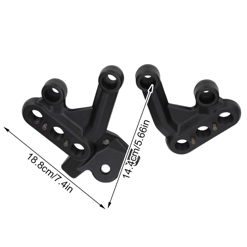 Aluminum Pedal Mount Support Bracket for S/X Dirt Bike Foot Pegs Rest Motorcycle Accessories Easy Installation