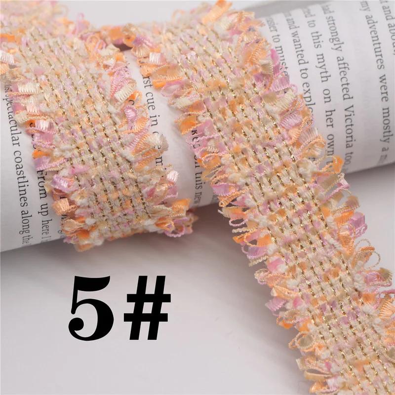 45 Yards Trim Vintage Embroidered Lace Sewing Lace Ribbon Fabric Handmade Costume Dress Sewing Trimmings Wedding Decoration