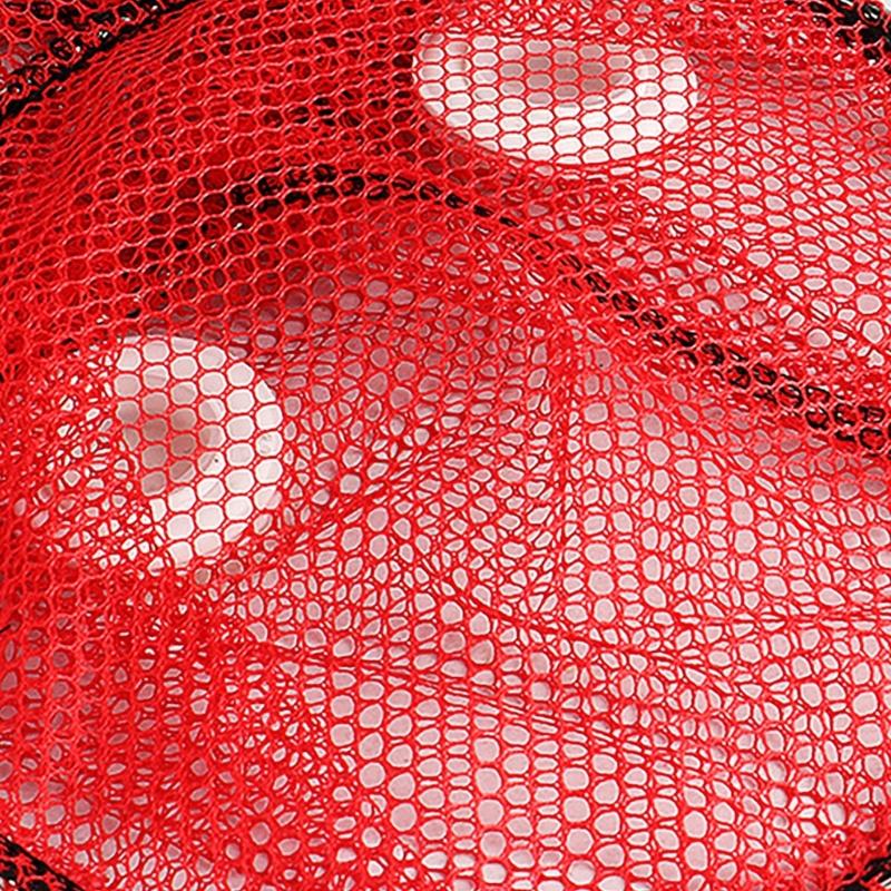 Foldable Floating Fish Basket Baits Trap for Catching Minnows Shrimp with Mesh Construction Multifunction Fishing Net