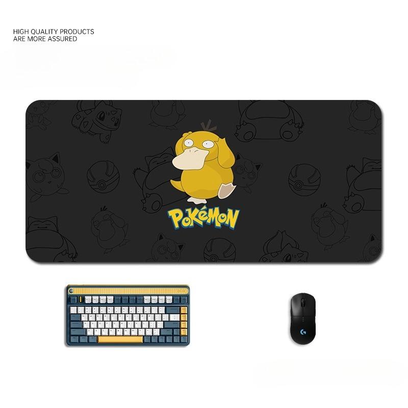 High Definition Psyduck Printed Mouse Pad Animation Cartoon Cute Boys/ Girls Desk Pad Office Computer Keyboard Pad Table Mat