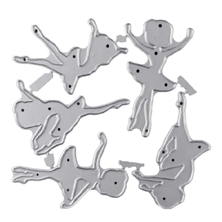 

Metal Die Cut Embossing Molds Molds Ballet Girl Cutting Dies for Photo Card Scrapbooking Decorations 1