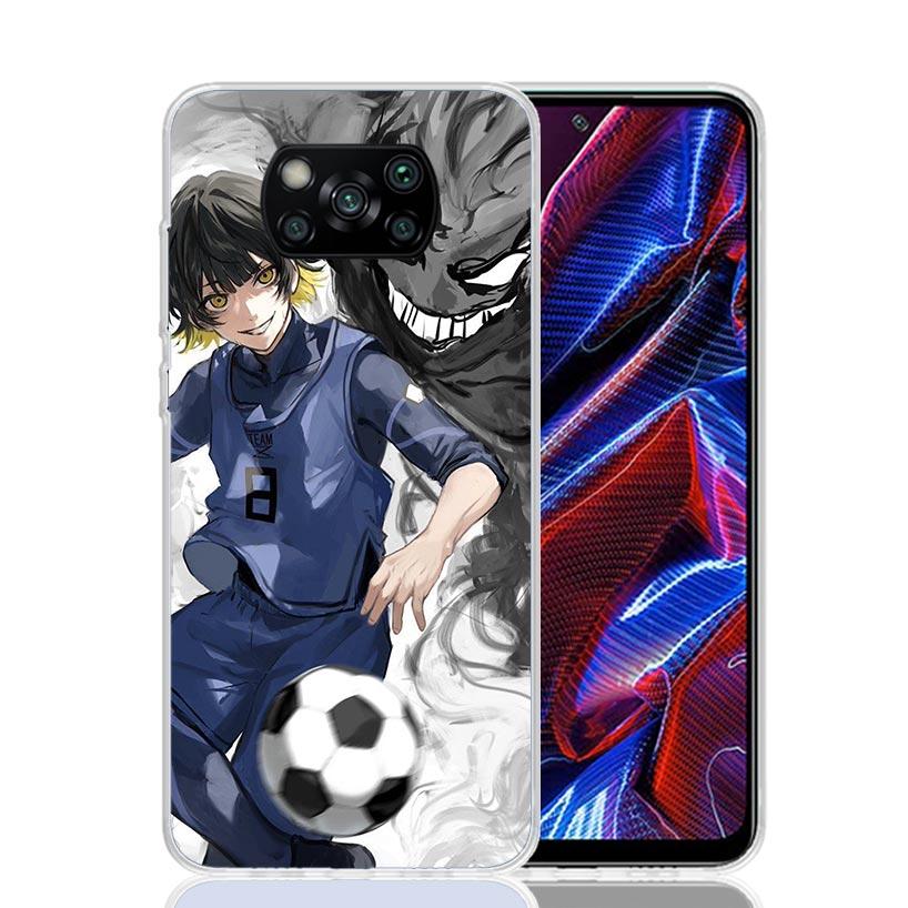 

Blue Lock Bachira Meguru Phone Case For Xiaomi Poco X7 X6 X5 Pro F7 Ultra Redmi 15C 15 13 13C 12 12C 10 10A 10C 9 9A 9C 9T Cover Xiaomi Poco F7 Ultra