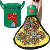 Detachable Felt Foldable Toy Storage Bag Cute Animal Organizer Ziplock Bags Dustproof Large Building Block Kids Play Mat