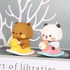 6,5cm Sammlerstück Niedlich Action Kawaii Bär Spielzeug Heimdeko Bubu Dudu Panda Bär Figur Spielzeug Kunst Bär Spielzeug Geburtstag Weihnachten Geschenk
