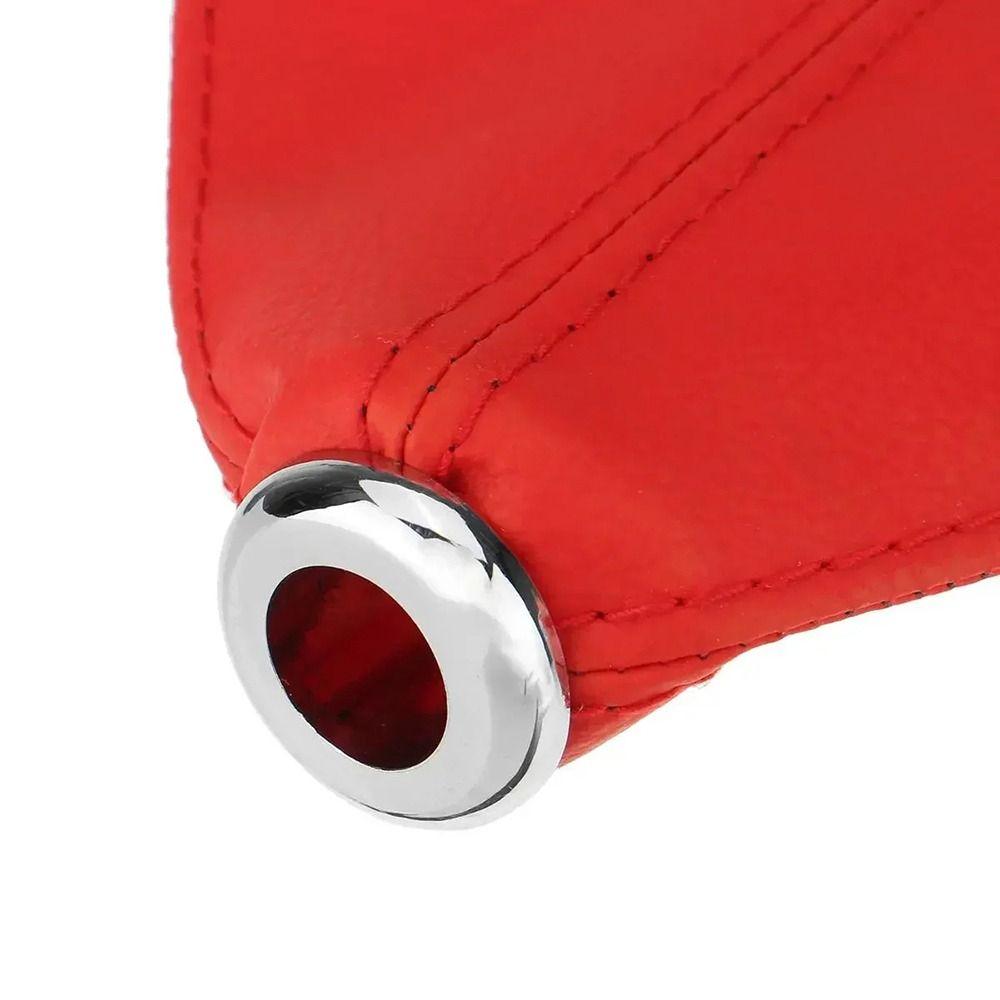 1Pcs PU Leather Gear Shift Collars 16mm Shift Lever Knob Boot New Dust Cover Car Auto Accessory