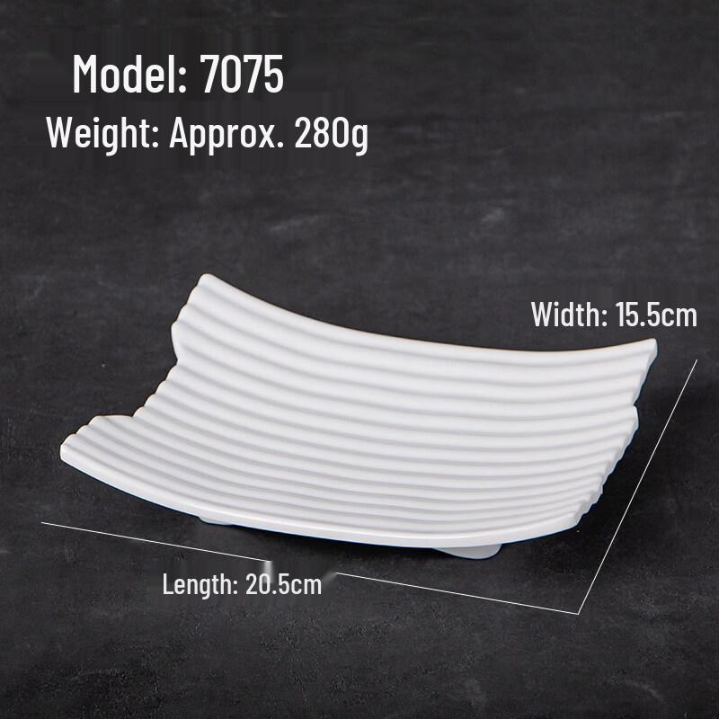 A5 Melamine Irregular Snack & Cold Dish Plate