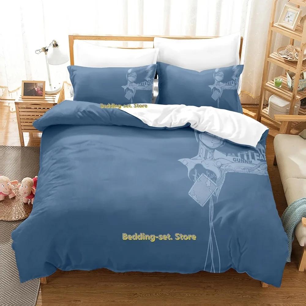 Battle Angel Alita Bedding Set Single Twin Full Queen King Size Bed Set Adult Kid Bedroom Duvetcover Sets Anime Bed Sheet