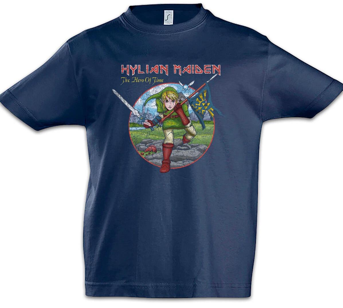 Hylian Maiden Kids Boys kids boys T-Shirt Game Gamer PC Triforce Fun Link Nerd Hyrule 100