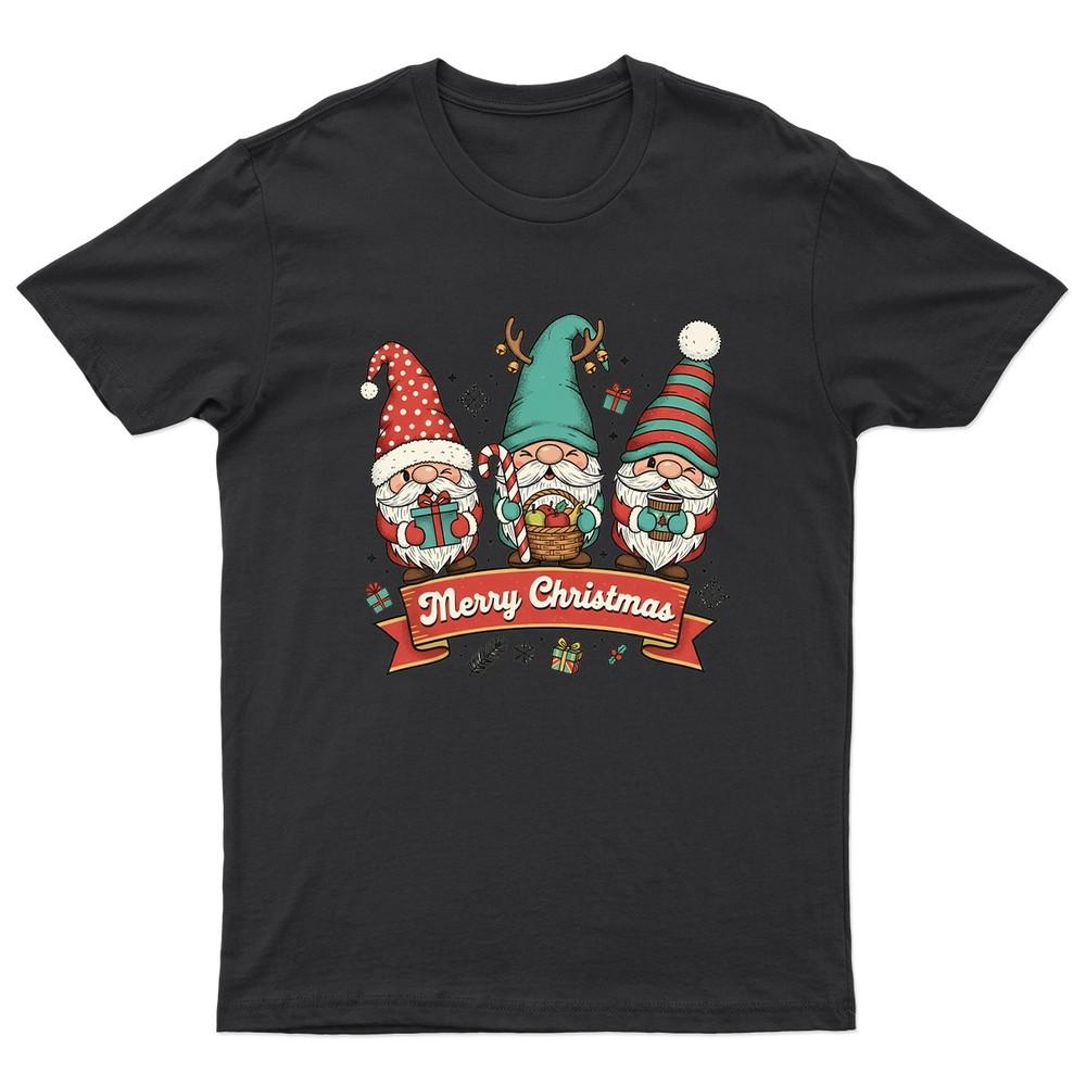 Merry Christmas Gnomes Christmas TShirt Unisex Gift Retro Funny Unisexs
