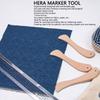 2Pcs Ergonomic Grip Marker Tool Multi-Function Design Paper Folder Creaser  For Sewing Projects