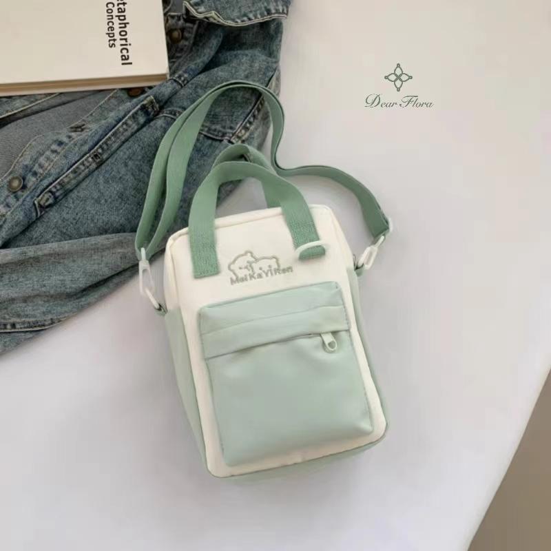 

Girls New Cute 20cm Doll Bag Y2K Versatile Transparent Pocket Shoulder Crossbody Bags Simple Basic Ita Bag Student Handbag Purse Only bag No badges