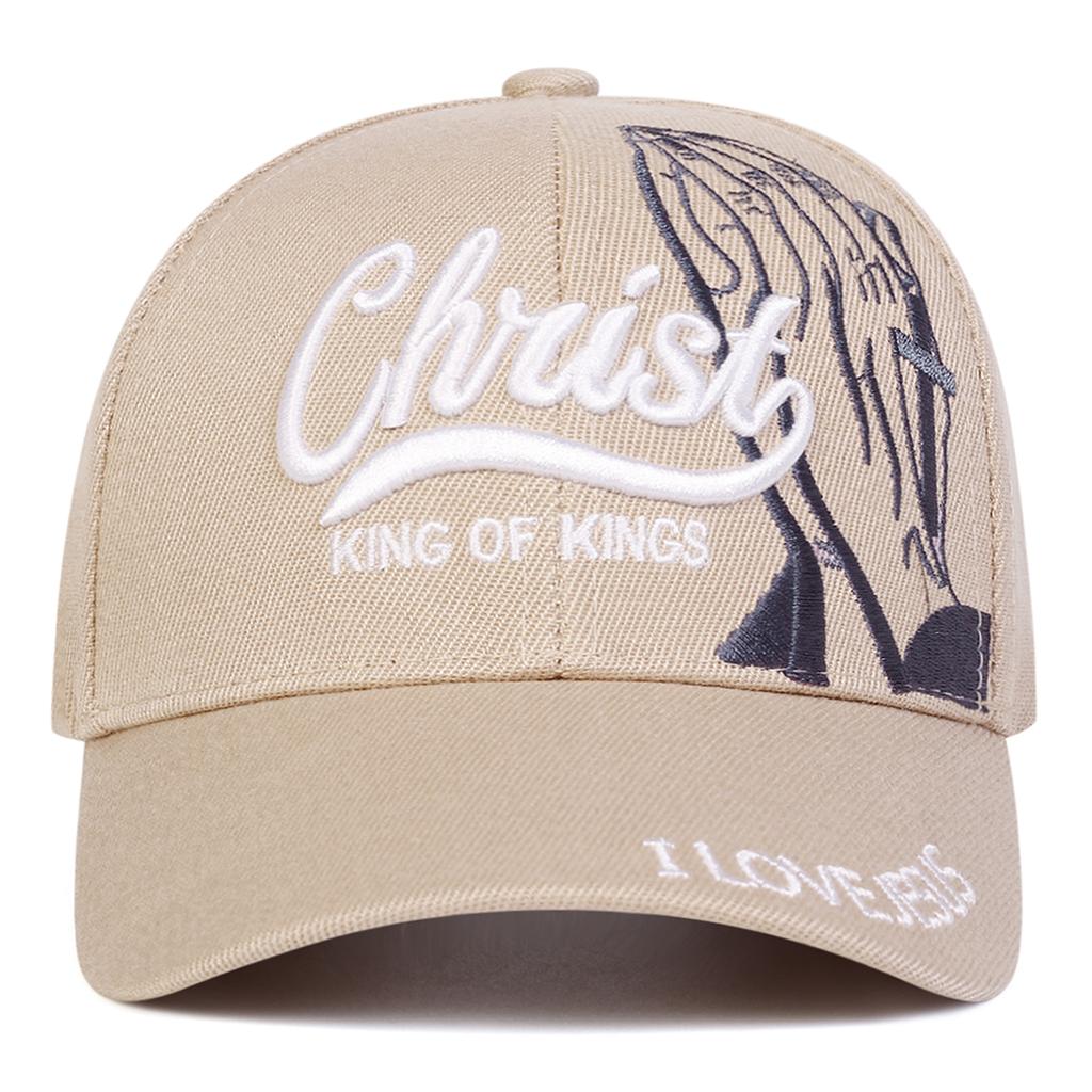 Fashion CHRIST KING OF KINGS Baseball Cap Unisex Outdoor Hip-hop Hat Men Leisure Travel Hats Golf Caps