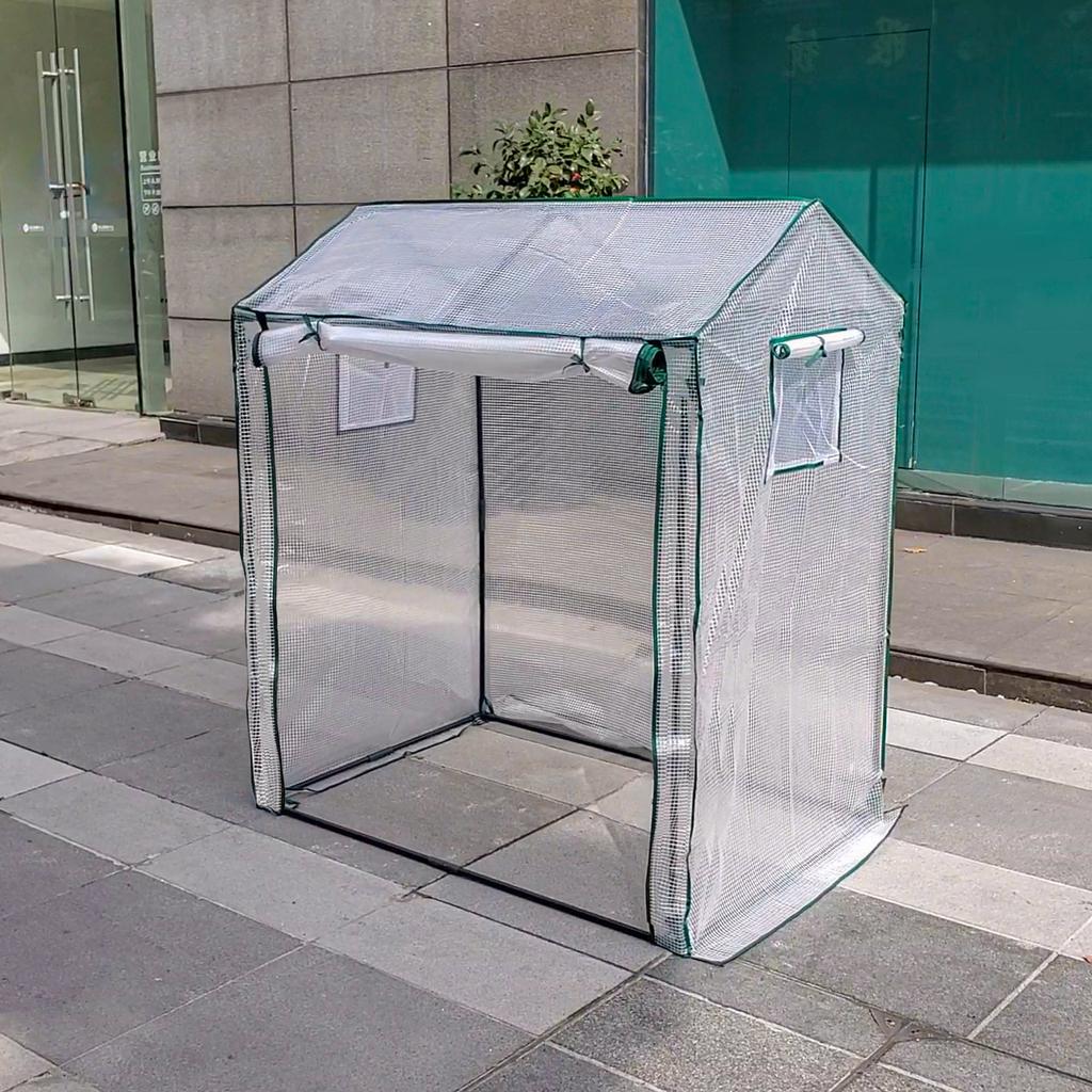 "Outdoor Balcony Greenhouse Insulated Shed for Garden Succulents and Bougainvillea"
