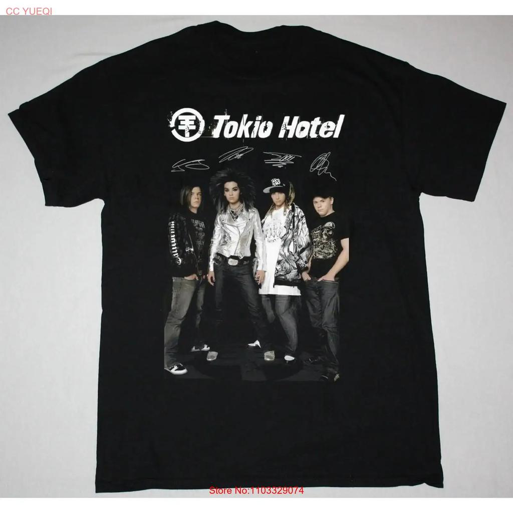 Tokio Hotel Band Signatur T-Shirt Konzert S 5XL TR646 vintage gewaschen bequem stilvoll atmungsaktiv homme