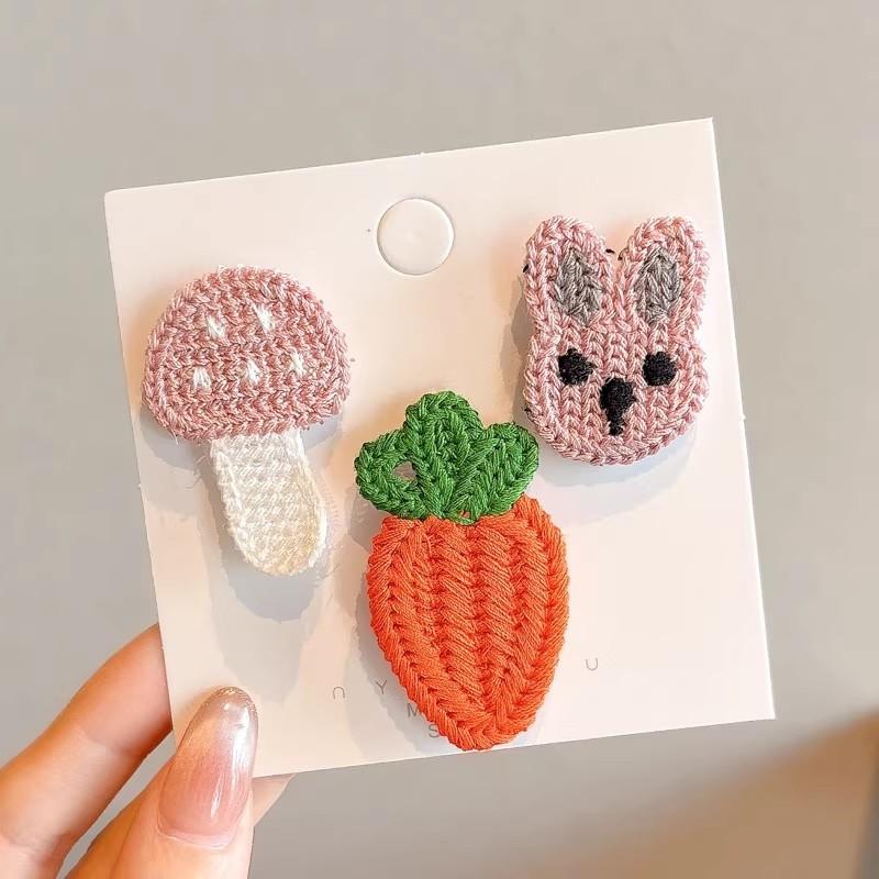3-9pcs Hair Accessories Hairpins Hair-friendly Velcro Broken Hair Tidying Fragmented Hair Girl Magic Tape Cute Children Delicate Jewelry