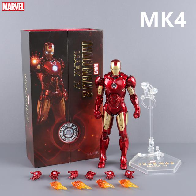 ZD Toys Залізна Людина Фігурка Марк 35 Червоний Снаппер Залізна Людина МК 24 МК 22 МК 47 Тоні Старк Фігурка Залізної Людини Екшн Колекційна Іграшка Подарунок