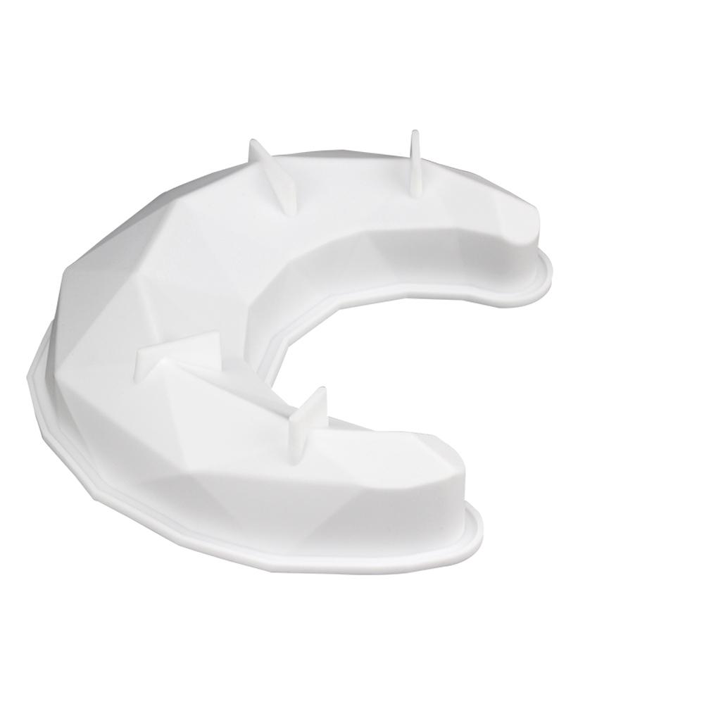 2 style Diamond moon shape Cake Silicone Mold baking pastry Dessert Mousse bread cake mold