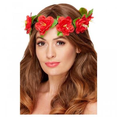 Hawaiian Flowers Costume Crown