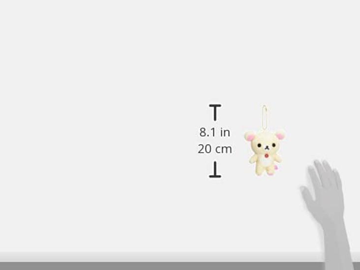 Rilakkuma MR80601 "Everyday Rilakkuma" Hanging Plush Toy Korilakkuma