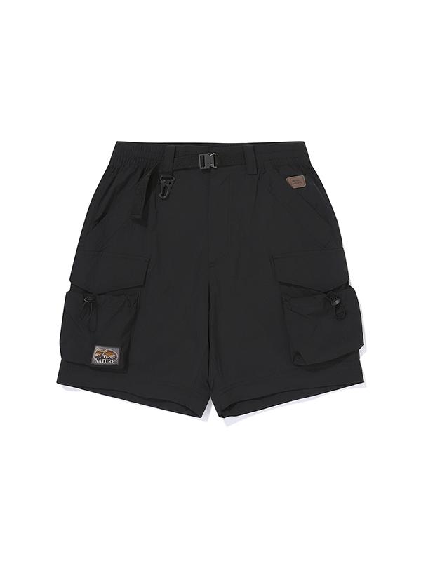BBC EARTH [Lucas] Convertible String Cargo Pants_Black