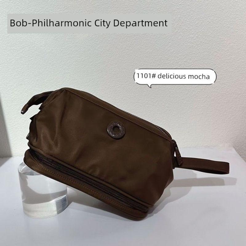 

Сумка Bobo 1101 Aile Новое поступление Популярная водонепроницаемая косметичка Косметичка Слой Женская нейлоновая маленькая сумка Delicious mocha