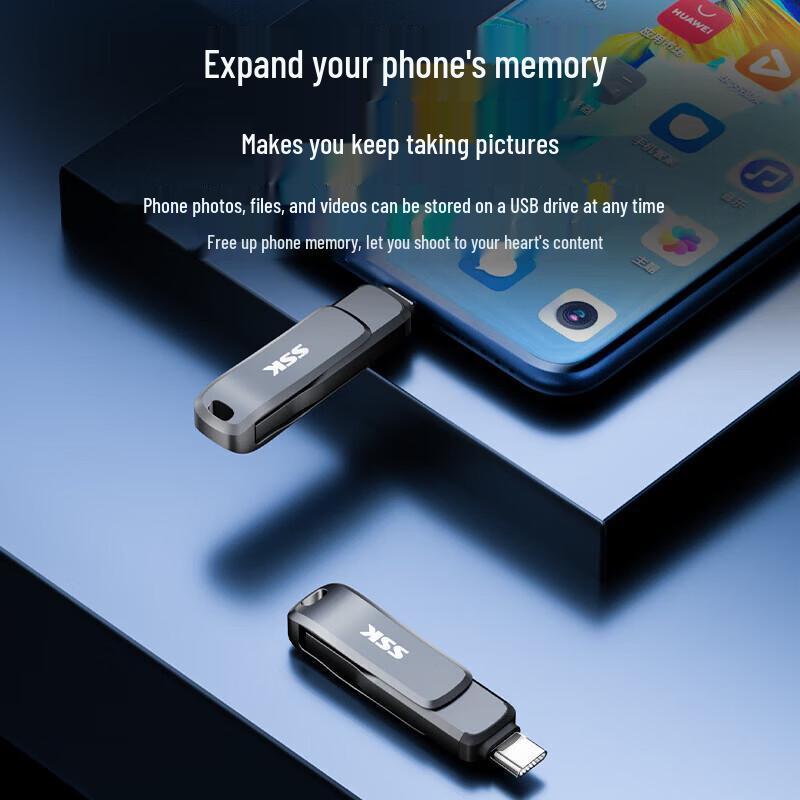 SSK FD002 Dual-Interface USB 3.2 Typ-C USB-Stick