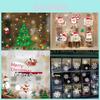 Christmas Window Stickers Beautiful Pvc Static Cling Decorations For Festive Holiday Cheer