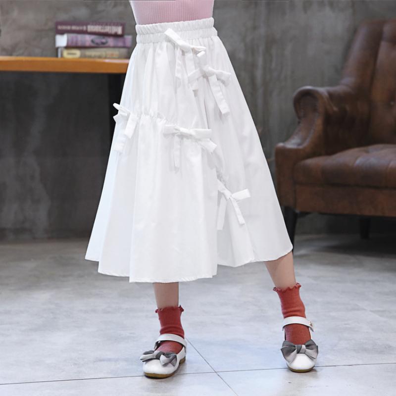 Children's Bow Skirt Spring and Autumn Girl Sweet Skirt