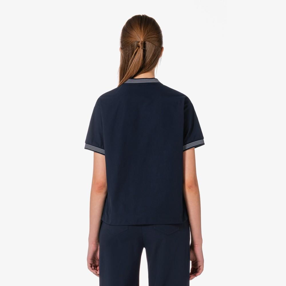 Lacoste Women's Short Sleeve Woven Piste Set-up SF273E-56GHDE