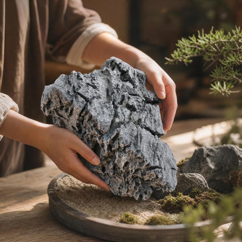 PU Foam Artificial Rock Realistic Decorative with Rugged Textured Surface WaterCleanable