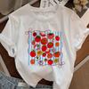 Tomato Girl Summer Tshirt Garden Farmers Market T Shirt Round Neck Short Sleeve Tomatoes Tee Casual Unisex Clothes
