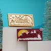 MY# Christmas Art Seal Head Ornamental DIY Craft Supplies for Packaging Scrapboo