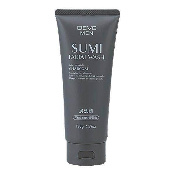 Kumano Deve Men Facial Wash Sumi Scrub Pharmaact Cool  130 g Sumi 130g