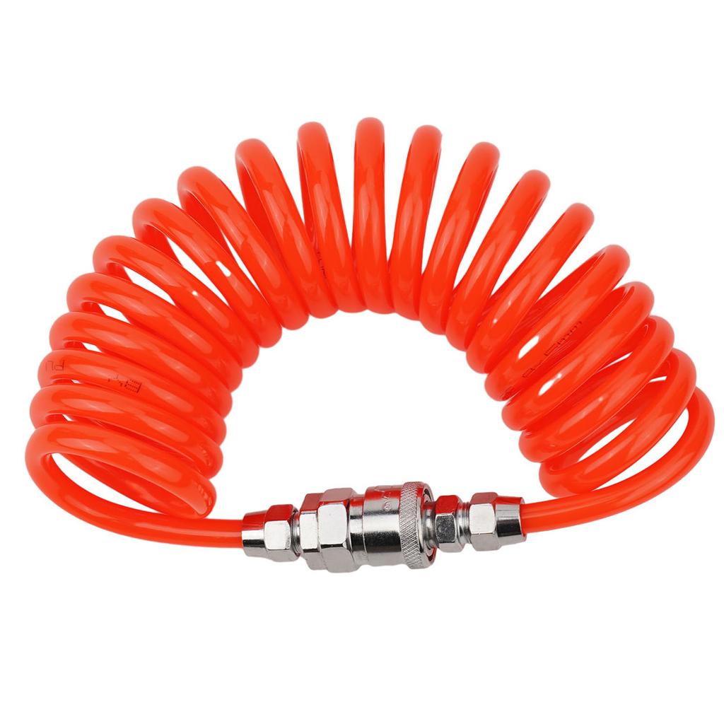 1pc Air Compressor PU Pneumatic Hose Telescopic Spring Spiral Tube 8x5mm 3 Meters SP20 PP20 Connector Power Tool Parts