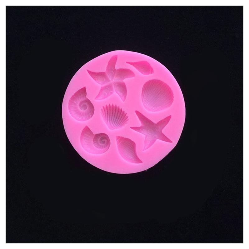 

Формовка раковины, силиконовая форма, помадка, шоколадный торт, украшения, инструменты для выпечки разноцветный