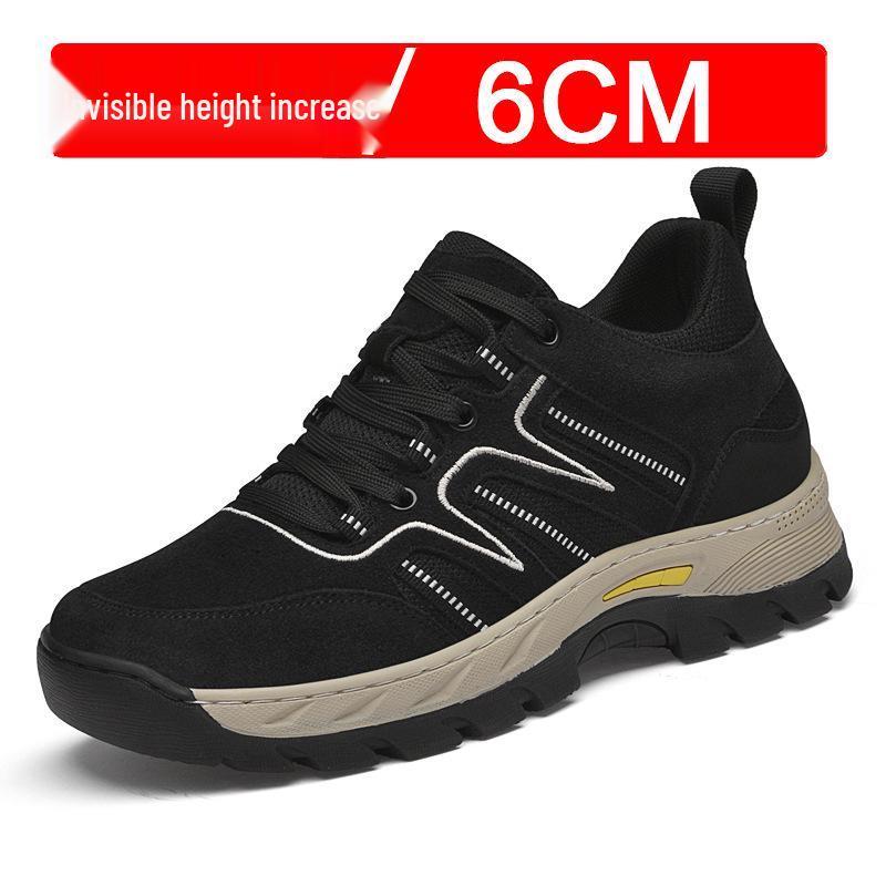 Spring 2025 Men s 8CM Height Boosting Breathable Outdoor Sports Shoes 37
