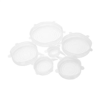 Extensible Silicone Lids QUARTER Reusable Kitchen Covers Expandable Food Lids To Keep Them Fresh