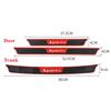 4Pcs Universal Car Rear Bumper Anti-Slip Mat Door Sill Anti-Scratch Strip Black