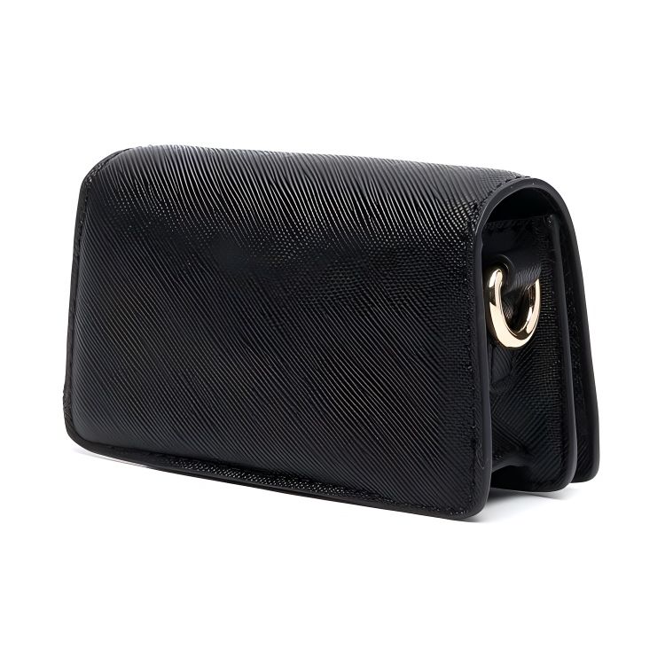 Versace Jeans Couture Letter Logo Chain Strap Crossbody Shoulder Bag Women Bags Black 74VA4BC9ZS467899