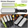 1Pcs Double Sided Kitchen Sharpener Coarse Fine Grits 5 in 1 Diamond Sharpening Stone Multifunctional with NonSlip Handle