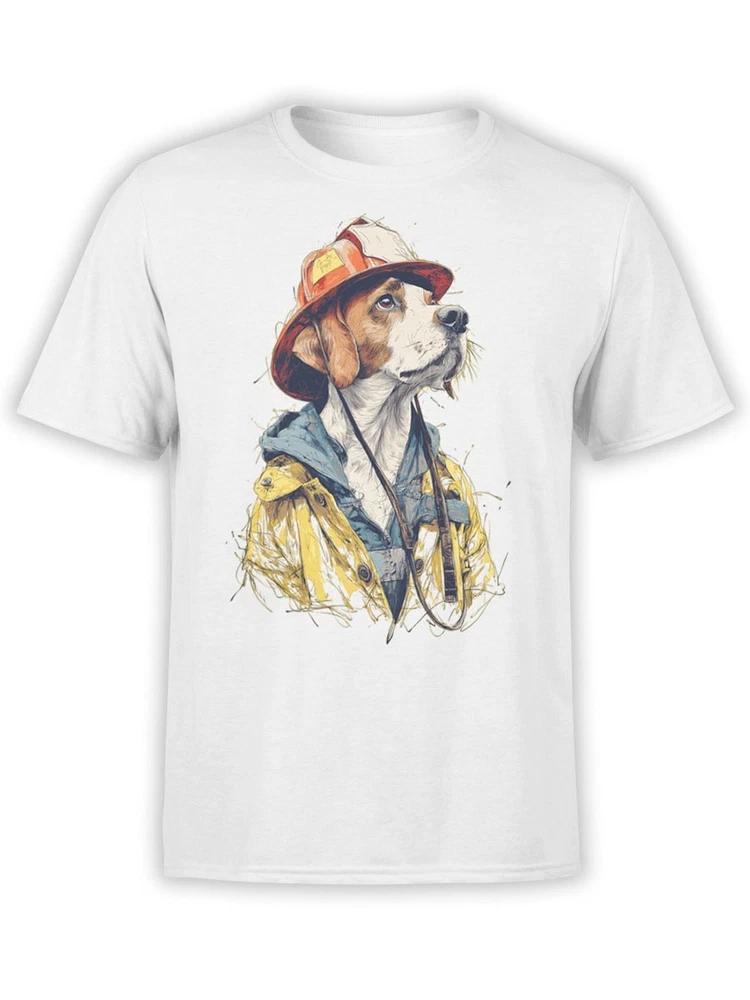 Firehound Tshirt Brave Dog Tee Unisex S
