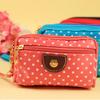 Women's Wallet Canvas Four Zippers Handbags Large Capacity Solid Female Clutch Phone Bag Portable Women Purses Card Holder