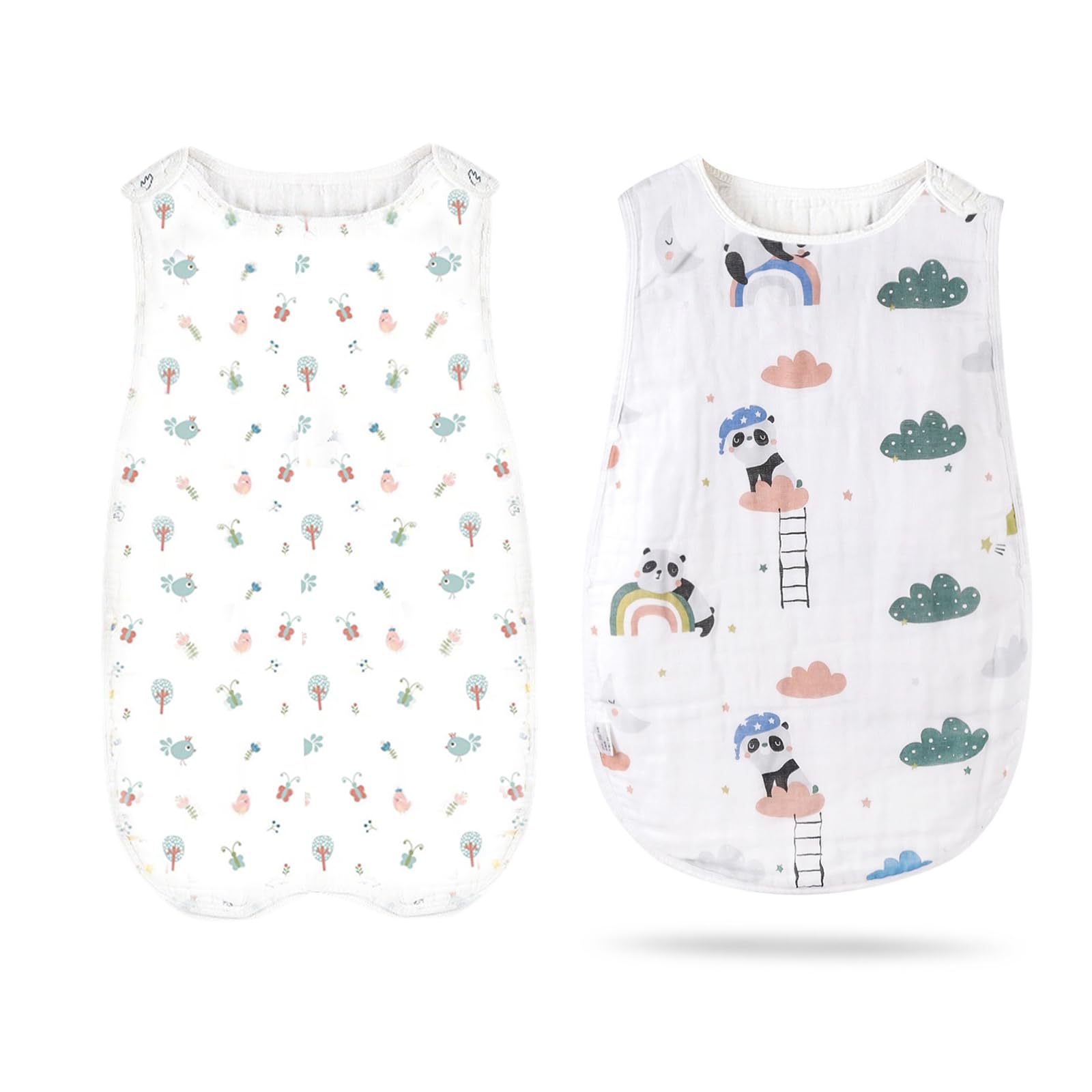 

Детский слип для лета 4 слоя в 2 слоя можно носить в возрасте 0 лет 1 год 2 года 3 года [Aywyl] Использование, спереди, сзади, новорожденный, 100% белый